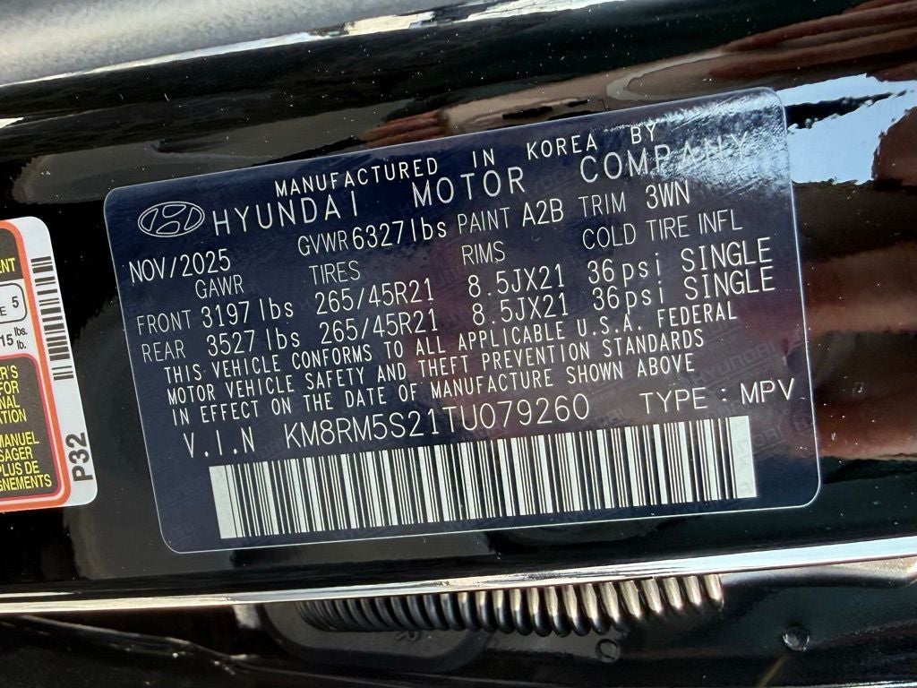 2026 Hyundai PALISADE Calligraphy FWD