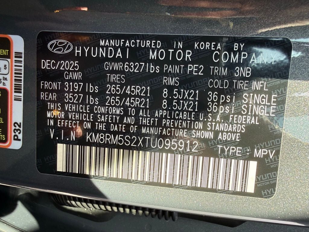 2026 Hyundai PALISADE Calligraphy FWD