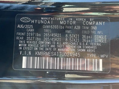 2026 Hyundai PALISADE HYBRID Calligraphy