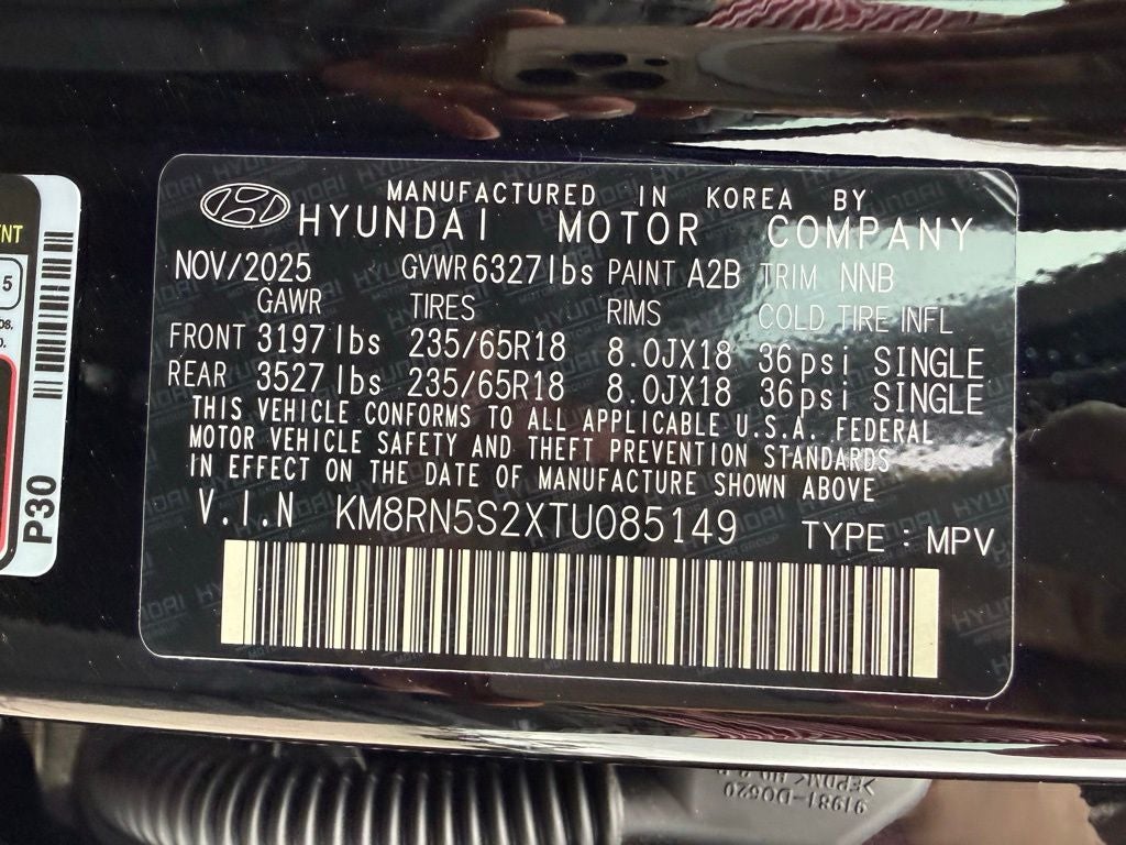 2026 Hyundai PALISADE SEL Premium FWD