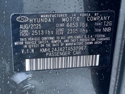 2026 Hyundai SONATA SE