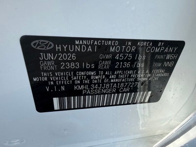 2026 Hyundai SONATA HYBRID SEL