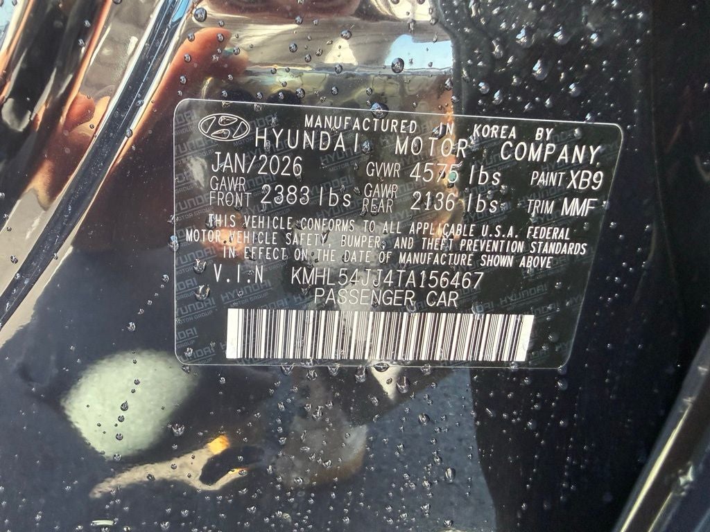 2026 Hyundai SONATA HYBRID Limited