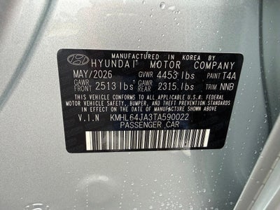 2026 Hyundai SONATA SEL Sport