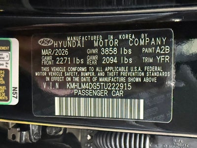 2026 Hyundai ELANTRA SEL Sport