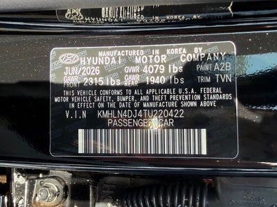 2026 Hyundai ELANTRA HYBRID Limited