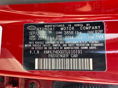2026 Hyundai ELANTRA Limited