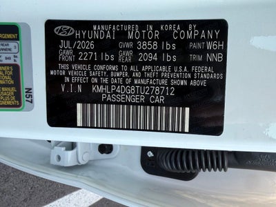 2026 Hyundai ELANTRA Limited