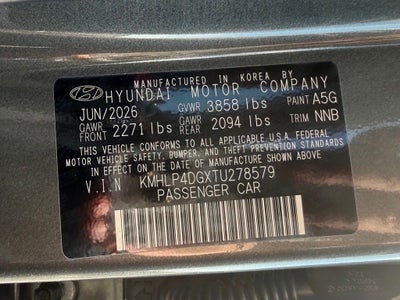 2026 Hyundai ELANTRA Limited