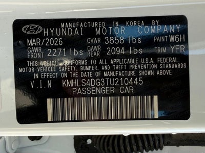 2026 Hyundai ELANTRA SEL Sport Premium