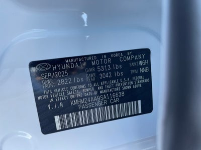 2025 Hyundai IONIQ 6 SE