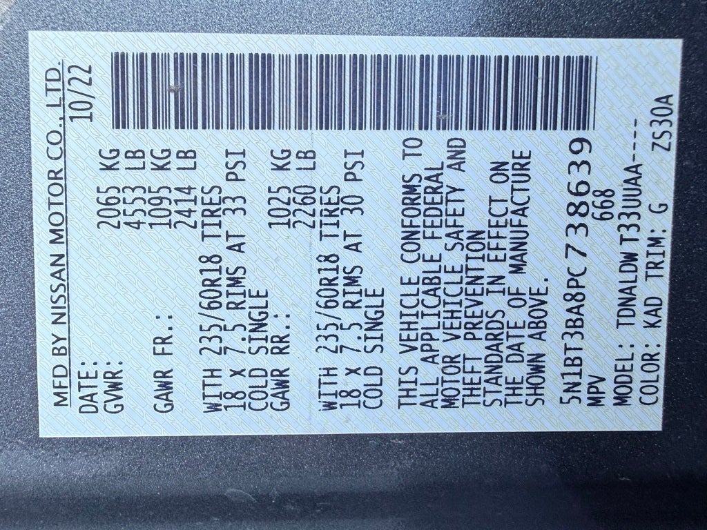 2023 Nissan Rogue SV