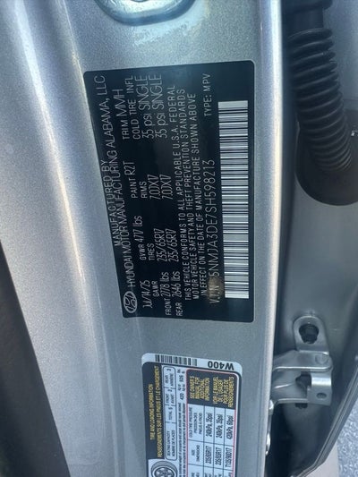 2025 Hyundai TUCSON SE