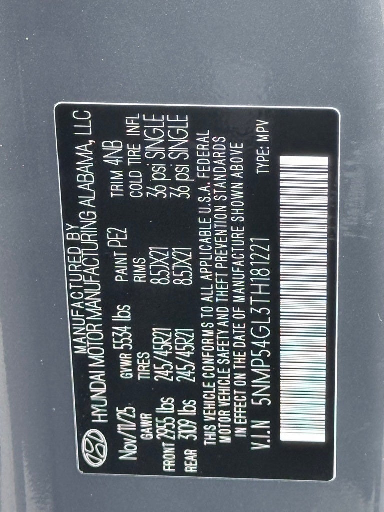 2026 Hyundai SANTA FE Calligraphy FWD