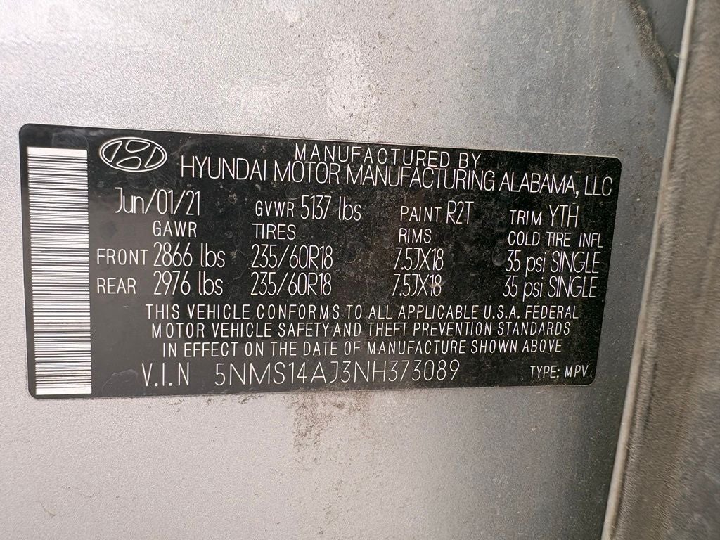 2022 Hyundai SANTA FE SE