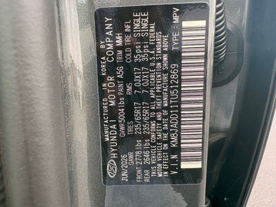 2026 Hyundai TUCSON HYBRID Blue SE