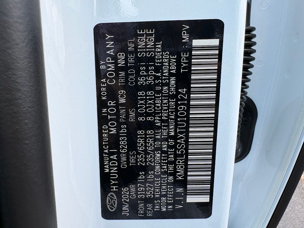 2026 Hyundai PALISADE HYBRID Blue SEL 7 Passenger