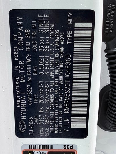 2026 Hyundai PALISADE Calligraphy FWD