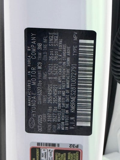 2026 Hyundai PALISADE Calligraphy AWD