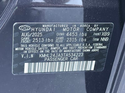 2026 Hyundai SONATA SE