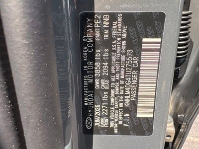 2026 Hyundai ELANTRA SEL Sport