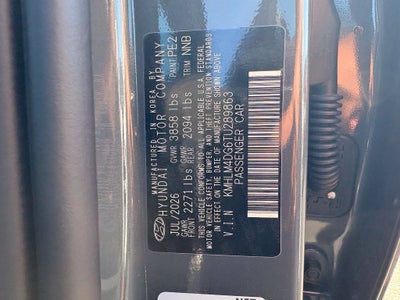 2026 Hyundai ELANTRA SEL Sport Plus