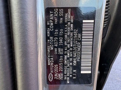 2026 Hyundai ELANTRA HYBRID Limited
