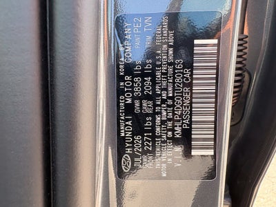 2026 Hyundai ELANTRA Limited