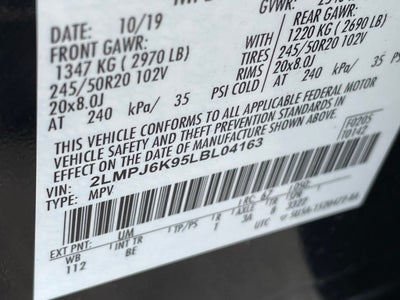 2020 Lincoln Nautilus Reserve