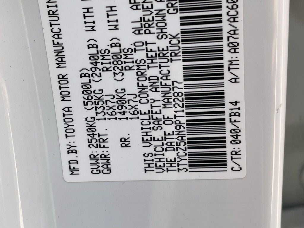 2023 Toyota Tacoma SR V6