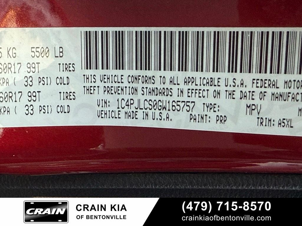 2016 Jeep Cherokee Latitude - CLEAN CARFAX