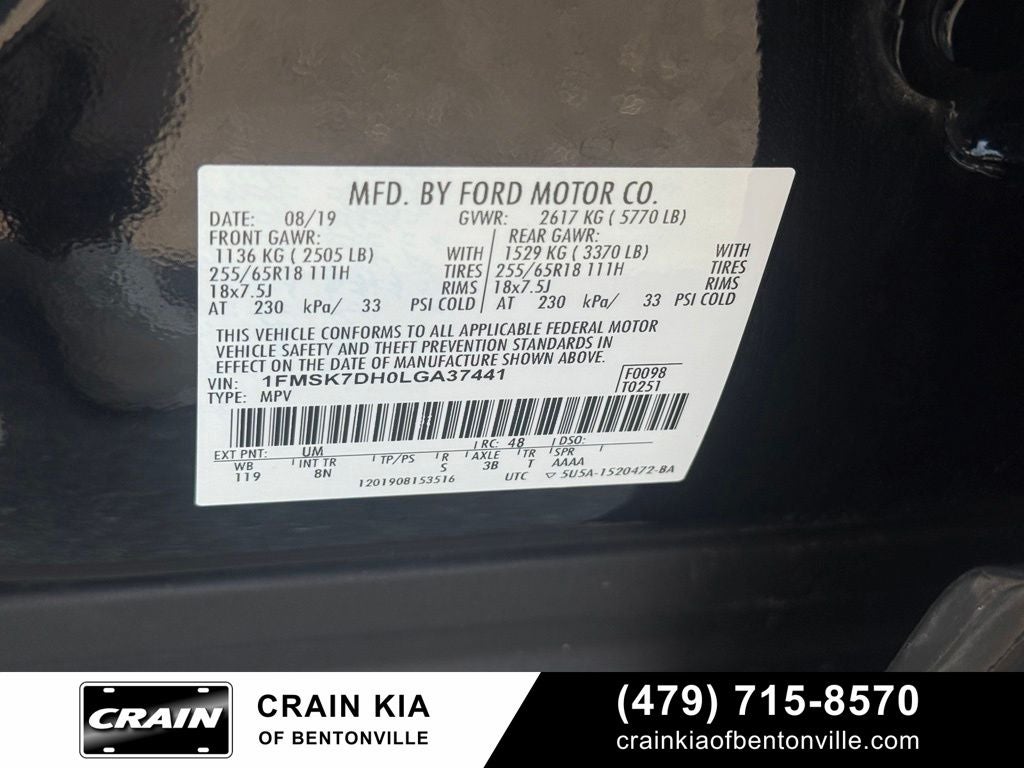 2020 Ford Explorer XLT - CARFAX ONE OWNER