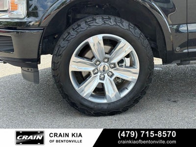 2018 Ford F-150 Platinum - 4WD / PANORAMIC SUNROOF