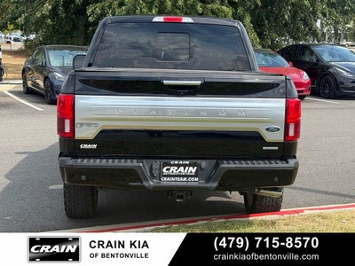 2018 Ford F-150 Platinum - 4WD / PANORAMIC SUNROOF