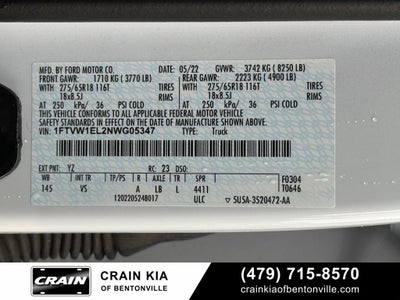 2022 Ford F-150 Lightning Pro - AWD / CLEAN CARFAX / ONE OWNER