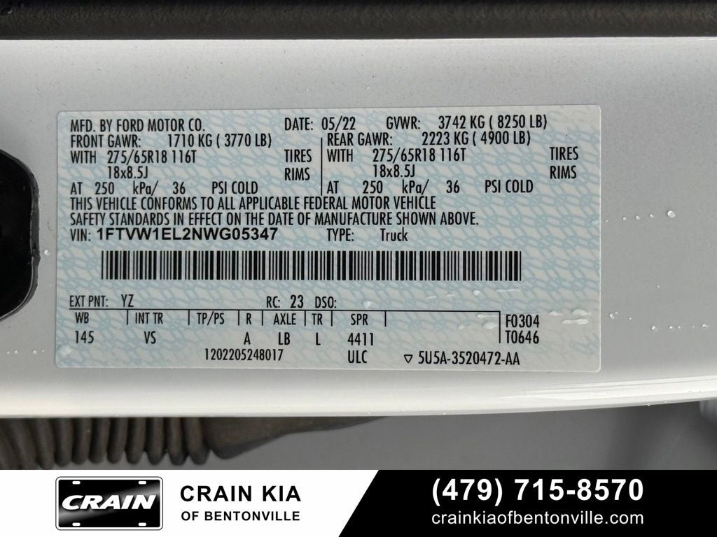 2022 Ford F-150 Lightning Pro - AWD / CLEAN CARFAX / ONE OWNER