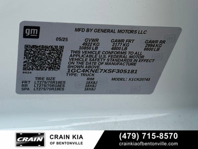 2025 Chevrolet Silverado 2500HD LT - 4WD / CLEAN CARFAX / ONE OWNER