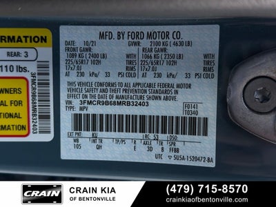 2021 Ford Bronco Sport Big Bend - 4WD / CLEAN CARFAX / ONE OWNER