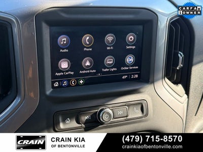 2022 Chevrolet Silverado 1500 Custom - 4WD / CLEAN CARFAX / ONE OWNER