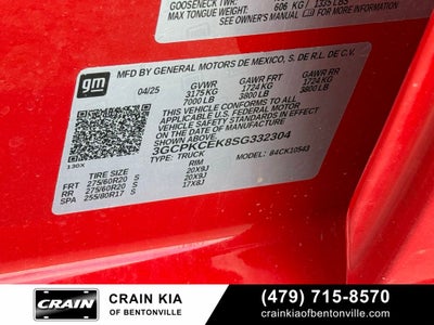 2025 Chevrolet Silverado 1500 Custom Trail Boss - 4WD / CARFAX ONE OWNER