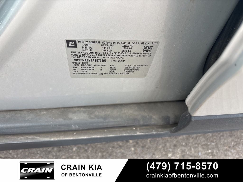 2010 Cadillac SRX Luxury