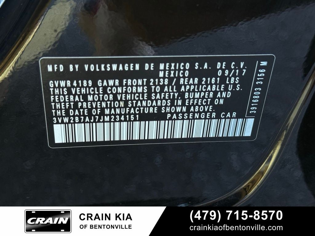 2018 Volkswagen Jetta 1.4T S