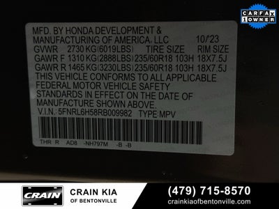 2024 Honda Odyssey EX - CARFAX ONE OWNER