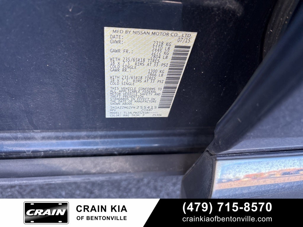 2015 Nissan Murano S