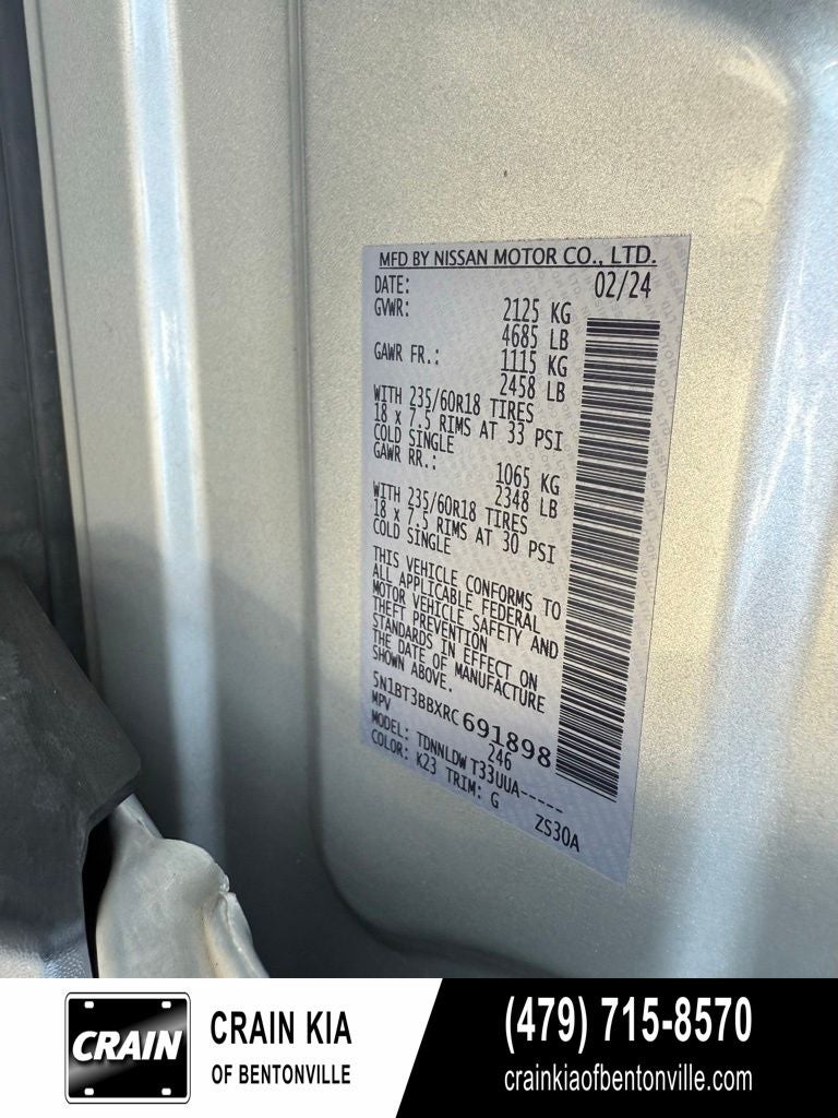 2024 Nissan Rogue SV - AWD / CLEAN CARFAX / ONE OWNER