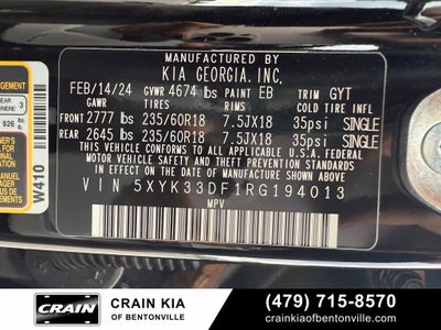 2024 Kia Sportage EX - KIA CPO / CARFAX ONE OWNER