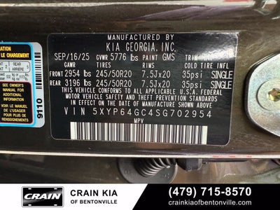 2025 Kia Telluride S - SUNROOF / CLEAN CARFAX / ONE OWNER
