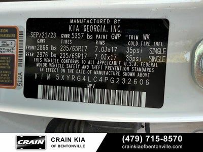 2023 Kia Sorento LX - KIA CPO / CLEAN CARFAX / ONE OWNER