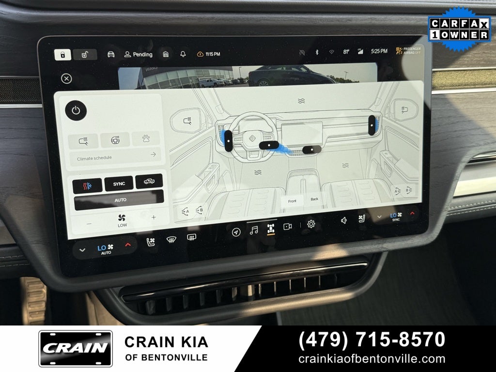 2025 Rivian R1T Adventure Dual Motor Standard Pack - AWD / CLEAN CARFAX / ONE OWNER