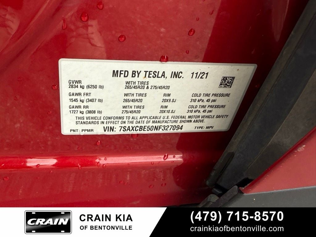 2022 Tesla Model X Base - AWD / THIRD ROW!